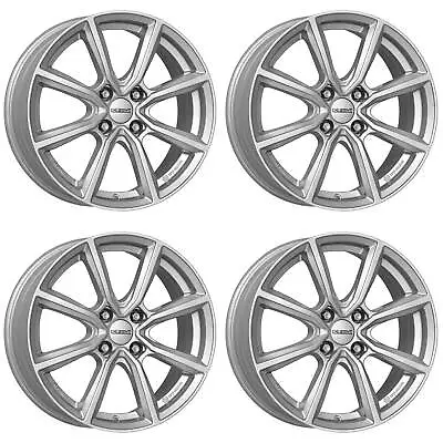 4 Dezent TN Silver Wheels 6.5Jx16 4x100 For Mazda 2 Mx-5 16 Inch Rims • $1393.05