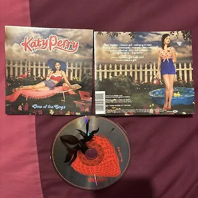 Katy Perry - One Of The Boys (CD 2008) ONLY DISC COVER & LEAFLET. NO CASE • £2.40