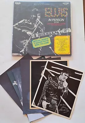ELVIS PRESLEY From Memphis To Vegas 1969 1st Edition 2-LP With 2 BONUS PHOTOS  • $200