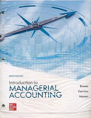 Loose Leaf Introduction To Managerial Accounting Garrison SAME AS 9781265672003 • $45