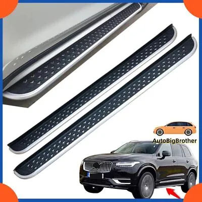 Fits For Volvo XC90 2015-2023 Fixed Running Board Side Steps Pedals Nerf Bar • $379