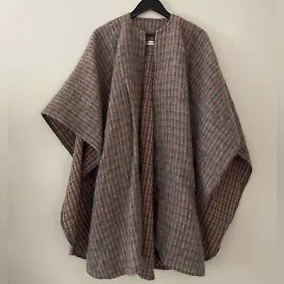 Vintage Townsends Laguna Beach Wool Cape Poncho Shawl • $50