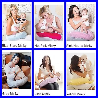 Minky Nursing Pillow Breastfeeding Baby Infant Functional Comfortable • $27.99