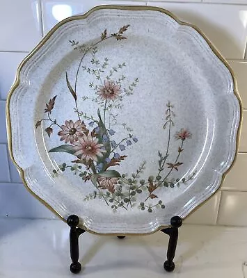 Mikasa Garden Club Field Bouquet EB805 Serving Plate 12 1/4” Wide Chop Plate • $19.99