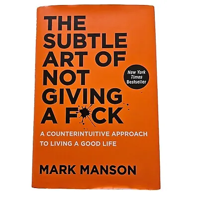 $19.95 • Buy The Subtle Art Of Not Giving A Fuck F*ck By Mark Manson HARDCOVER Self Help Book