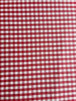 Laura Ashley Gingham Grapefruit Fabric (per Metre) • £22.99