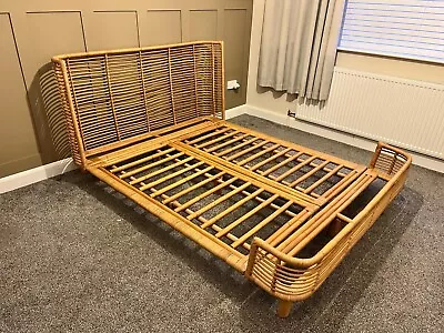 Habitat Nadia King Size Rattan Bed Frame Argos • £350