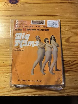 Vintage Big Mama Pantyhose Extra Large 165-230 Lbs • $12