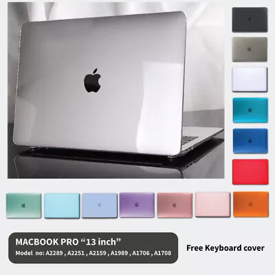 MacBook Case Matte Rubber Hard Shell + Keyboard Cover Pro 13  Inch Apple Mac • $16.51