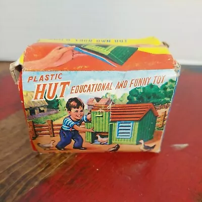 Vintage Plastic Hut Educational And Fun Toy Build Your Own Hut No. 296 Hong Kong • $19.99