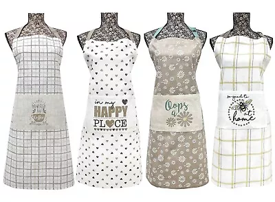 £5.99 • Buy Cooking Baking Kitchen Chef Apron With Pocket For Women & Men - 100% Cotton