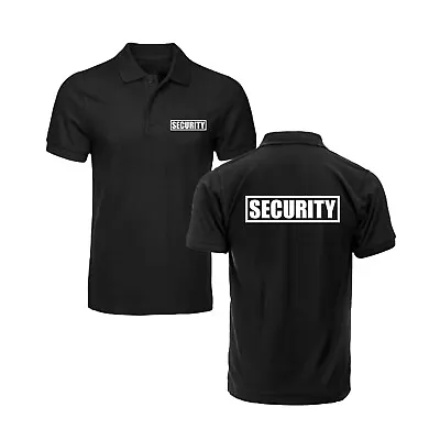 Security Classic Polo Shirt Bodyguard Bouncer Uniform Workwear Unisex Polo • £10.99