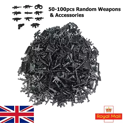 £9.89 • Buy Guns Weapon Pistols Rifles Military Army Accessories For Minifigure -UK SELLER!
