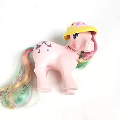 Vintage My Little Pony Parasol G1 Rainbow Pony With Visor 1983 • $12.99