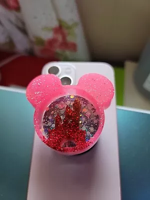 DISNEY Castle Glow In The Dark Minnie / Mickey Mouse  Phone Grip • $9.99