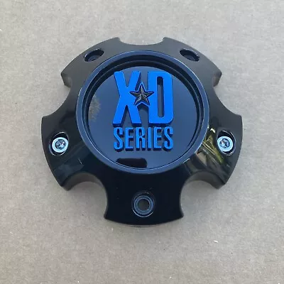 XD Series Wheels Blue Black Wheel Rim Hub Cover Center Cap S057L120 H34 5 Lug • $19.95