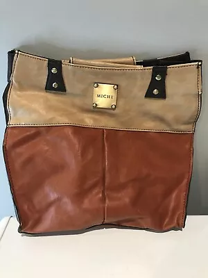 Miche Retired Kelsey Demi Shell Only Tri Color Faux Leather • $16.75