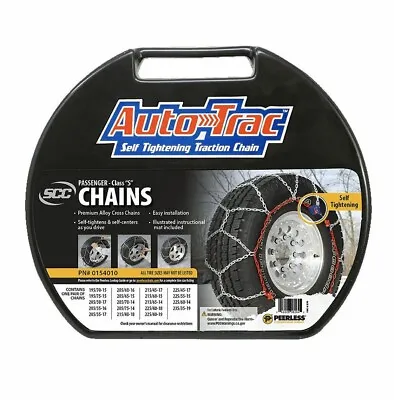 0154010 Peerless Chain Company Auto-Trac Self Tightening Passenger Snow Chains • $31.99