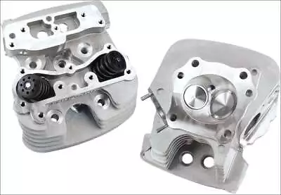 S&S Cycle Super Stock 89CC Silver Cylinder Heads For Harley Twin Cam 99-05 • $1549.76