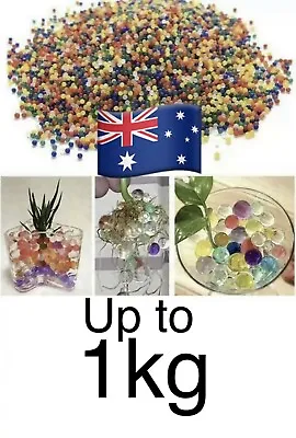 $2.99 • Buy Up To ( 3 Kg ) Water Beads Orbeez Gel Balls Crystal Jelly Soil Vase Wedding