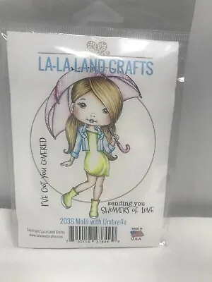 La-La-Land Crafts Molli With Umbrella Stamp • $6.99