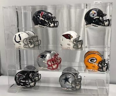 16 Mini Football Helmet - Undivided - Display Case • $124