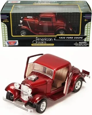 Motormax 1932 Ford Coupe 1/24 Diecast Car 73251 • $4.99