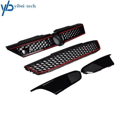 $106.30 • Buy For 2011/2012/2013/14 Volkswagen Jetta Front Bumper Upper+Lower Grille Kit Grill
