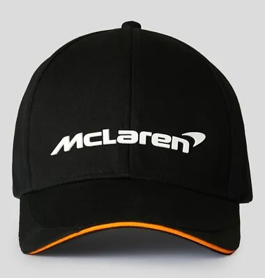 Formula One F1 McLaren Team Cap/Hat Black Adult One Size Adjustable • £22.99