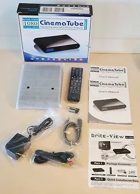 Brite-View BV-5005HD CinemaTube 3-in-1 1080p Full HD Multimedia Player Stream • $148.77