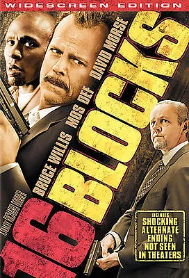 16 Blocks (Widescreen Edition) Bruce Willis Mos Def David Morse Cylk Cozart • $6.19