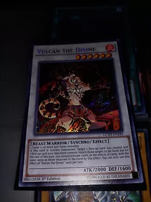 Vulcan The Divine 1st Edition Secret Rare Lc5d-en249 Yu-Gi-Oh! • $7