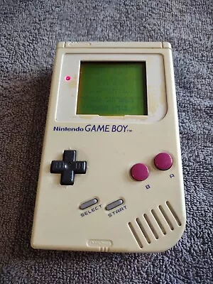 Nintendo Game Boy Grey Handheld System - Grey • £8.50