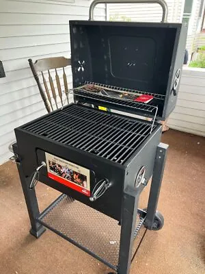 24-Inch Charcoal Grill BBQ Barbecue Smoker Heavy Duty Outdoor Pit Patio Cooker • $117.21