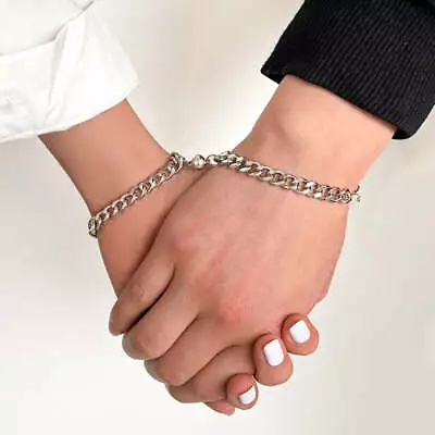 2 Pcs Magnetic Couple Heart Bracelet • $24