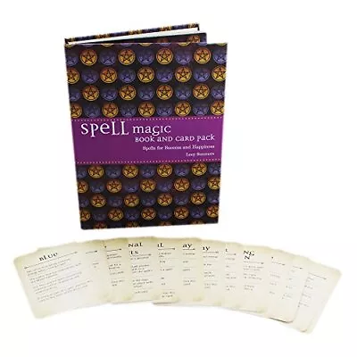 Spell Magic Book And Card Pack- • £4.23