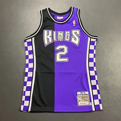 100% Authentic Mitch Richmond Mitchell Ness 94 95 Kings Jersey Size 40 M Mens • $295