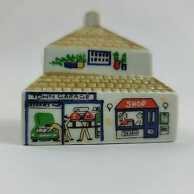 Town Garage Wade Whimsey In The Vale Miniature Porcelain England 1993 W37 • $69.99