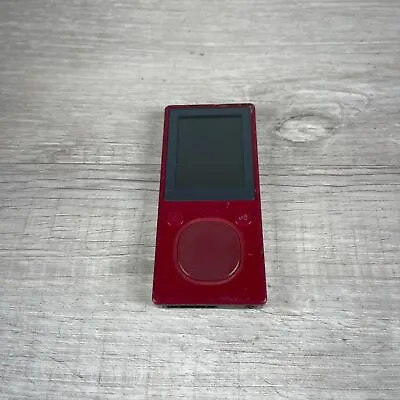 Microsoft Zune 1124 Red 4GB 1.8-inches Color Screen Video MP3 Media Player • $29.71