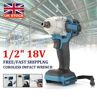 £26.89 • Buy 1/2 18V Electric Cordless Drill Brushless Impact Wrench For MAKITA DTW285Z &Bits