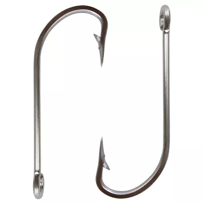 30pcs Saltwater Fishing Hook 34007 O'shaughnessy Long Shank Stainless Steel Hook • $16.05