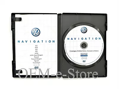 2009-2010 Volkswagen CC Eos GTI Jetta RNS-510 Navigation DVD US CAN MEX Map V.2M • $40