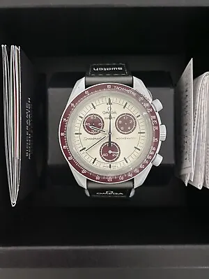 BRAND NEW Omega X Swatch Bioceramic Moonswatch Mission MISSION TO PLUTO • $560