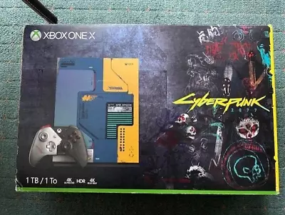 Xbox One X Cyberpunk 2077 Limited Edition 1 TB • £184.99