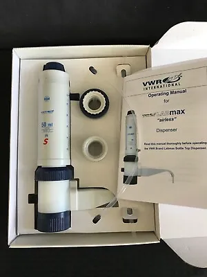 VWR Labmax Airless 10-50mL Solvent Bottle Top Dispenser 82017-770 • $499.99