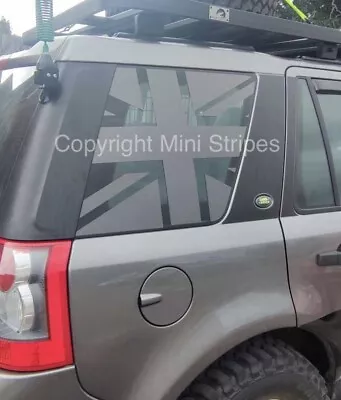 Landrover FREELANDER 2  Rear Window Union Jack Vinyls/decals/graphics • £30