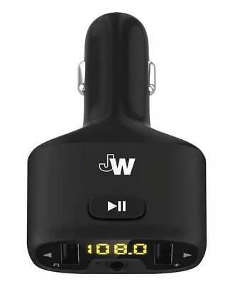 Just Wireless - FM Transmitter USB Car Charger 3.5mm Jack Included Dual USB Port • $10.97