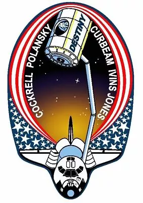 STS-98 Nasa Atlantis Sticker  Decal M534 • $2.70