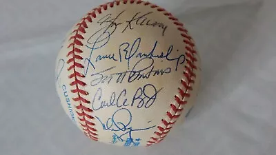 1990's Oakland A's McGwire Eckersley Steinbach Team Signed Autograph Baseball • $239.99