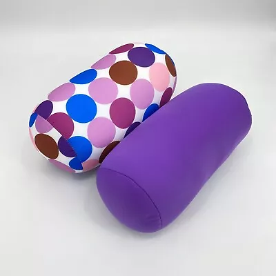 2 Packs Micro Bead Squishy Hypoallergenic Post Surgery Cylinder Roll Pillows Mix • $27.90